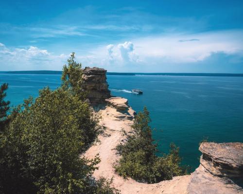 Miners Castle and Lake Superior